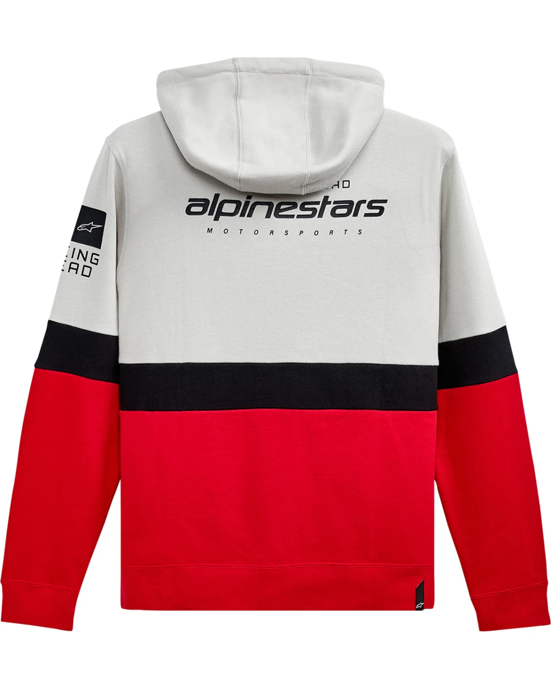 Мото суичър ALPINESTARS Position Zip Hoodie WHITE/RED/BLACK