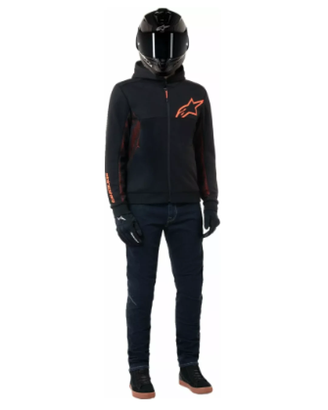 Мото суитшърт ALPINESTARS CHROME V2 BLK/RED