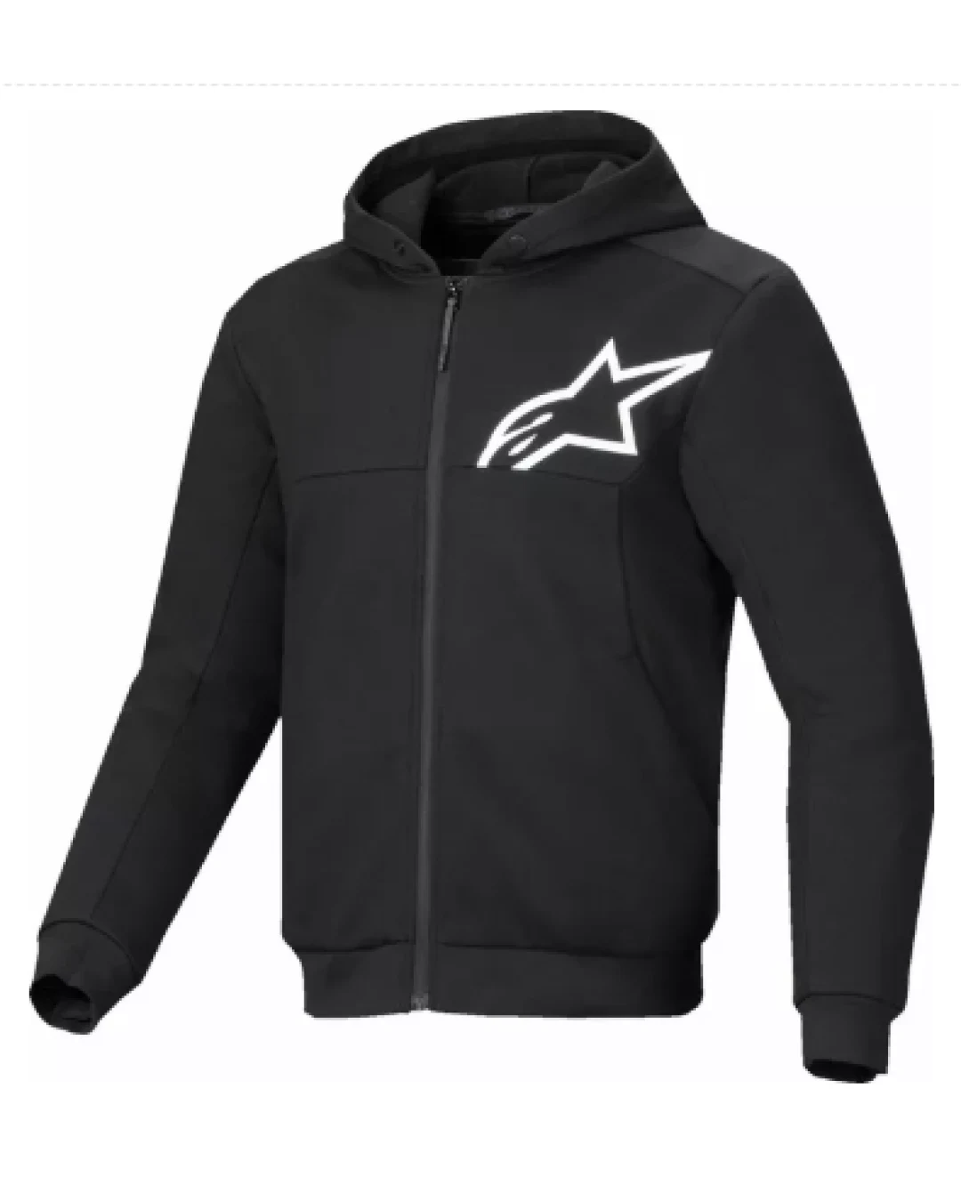 Мото суитшърт ALPINESTARS CHROME V2 BLK/WHT