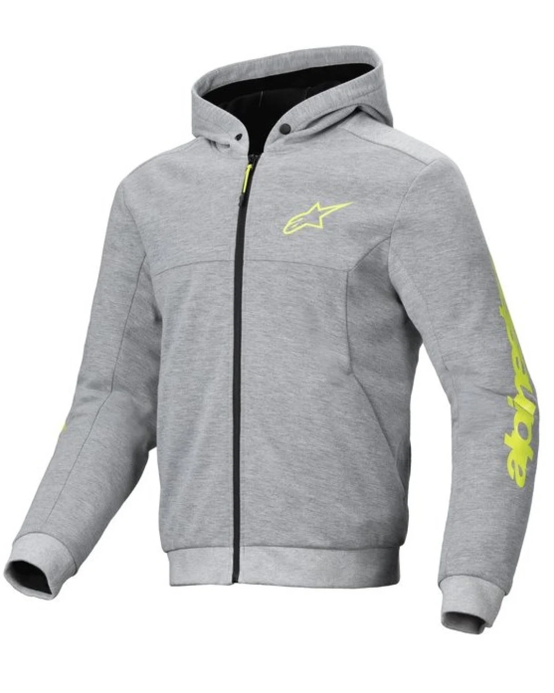 Мото суитшърт ALPINESTARS CHROME V2 Gray/Yellow Fluo
