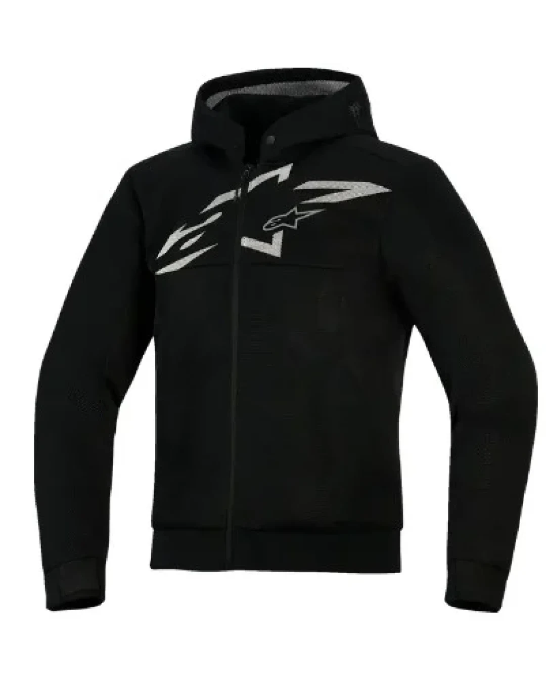 Мото суитшърт ALPINESTARS HOODIE CHROME SUPERAIR BLACK/GRAY/WH