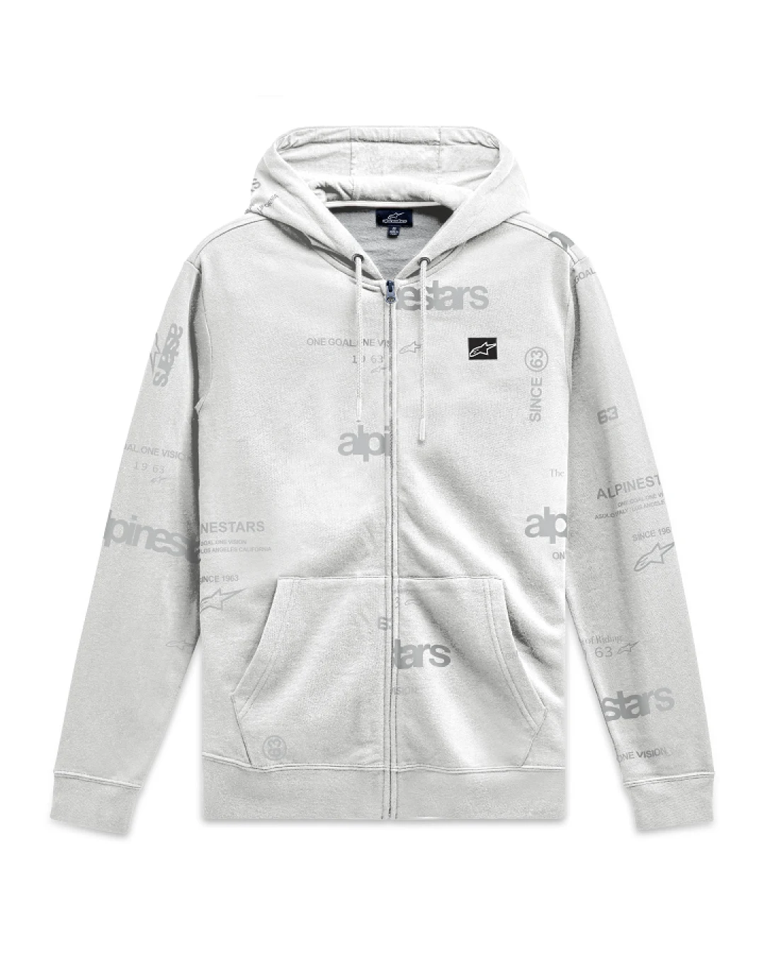 Мото суитшърт ALPINESTARS HOODIE PLENITUDE WHITE