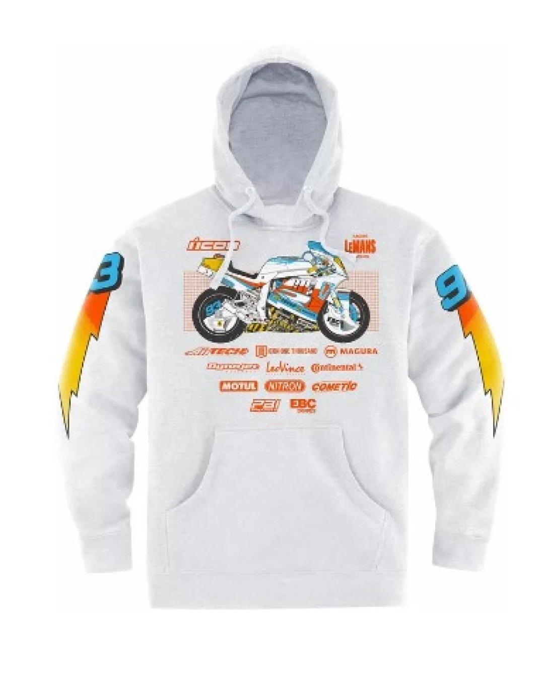 Мото суитшърт ICON HOODIE GIXXER JOHNNY WT