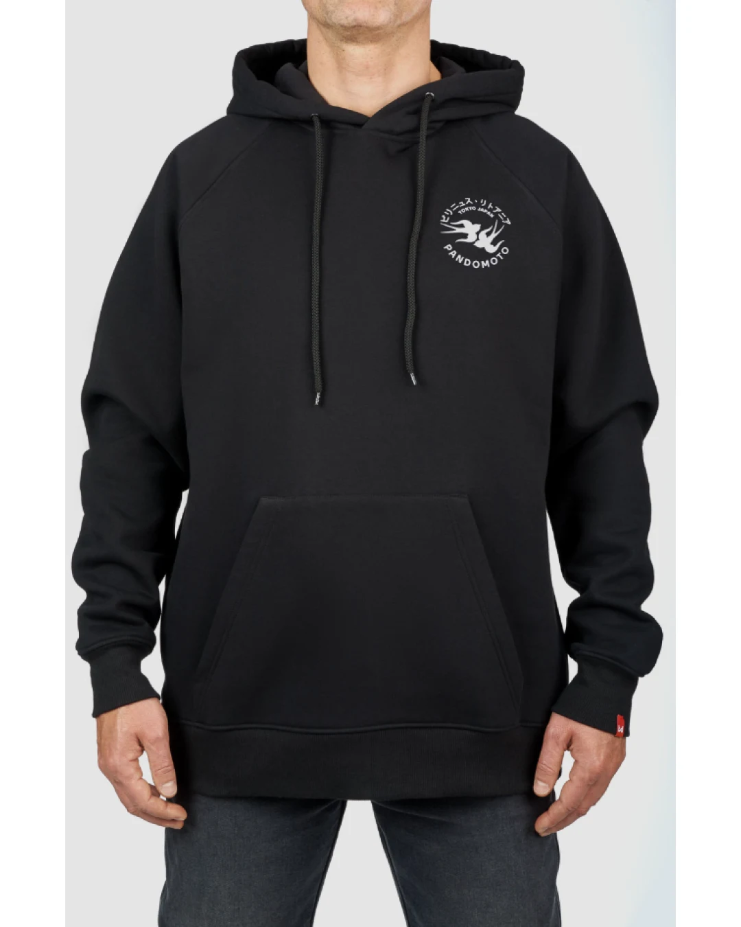 Мото суитшърт PANDO MOTO MAX TOKYO BLACK – Oversized
