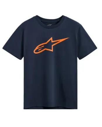 Мото тениска ALPINESTARS SS CSF AGELESS 2.0 NAVY/ORANGE