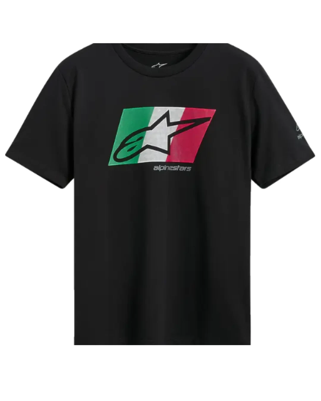Мото тениска ALPINESTARS SS CSF GLOBAL BLACK/GREEN/WHITEH/RED