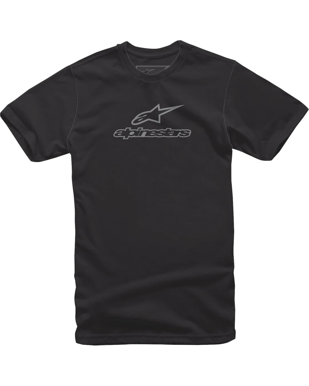 Мото тениска ALPINESTARS TEE WORDMARK BK/GY