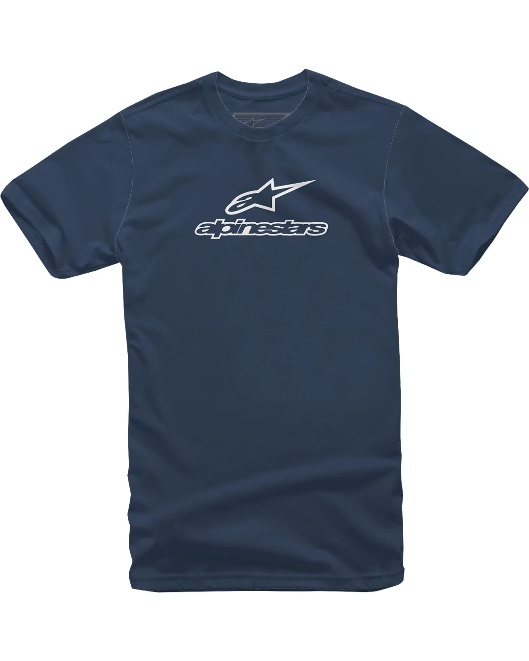 Мото тениска ALPINESTARS TEE WORDMARK NAVY/WT