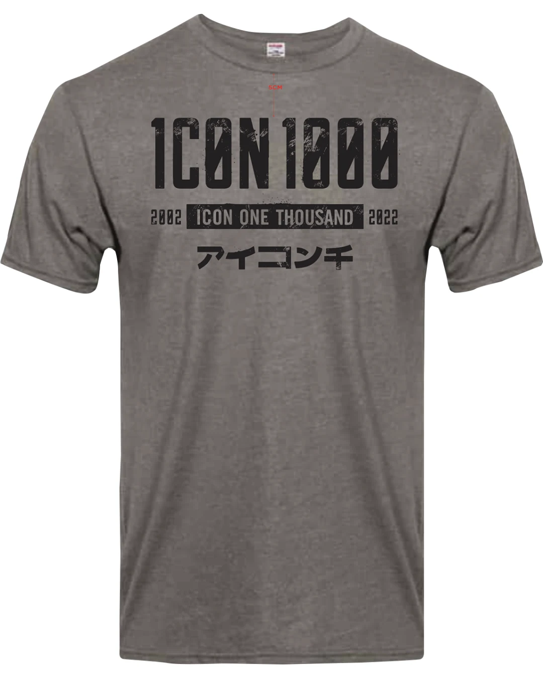 Мото тениска ICON MEMENTO GRAY
