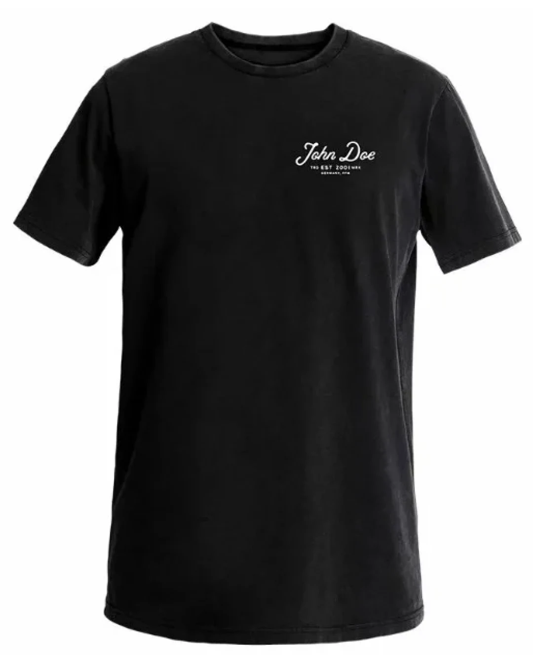 Мото тениска JOHN DOE JD LETTERING BK