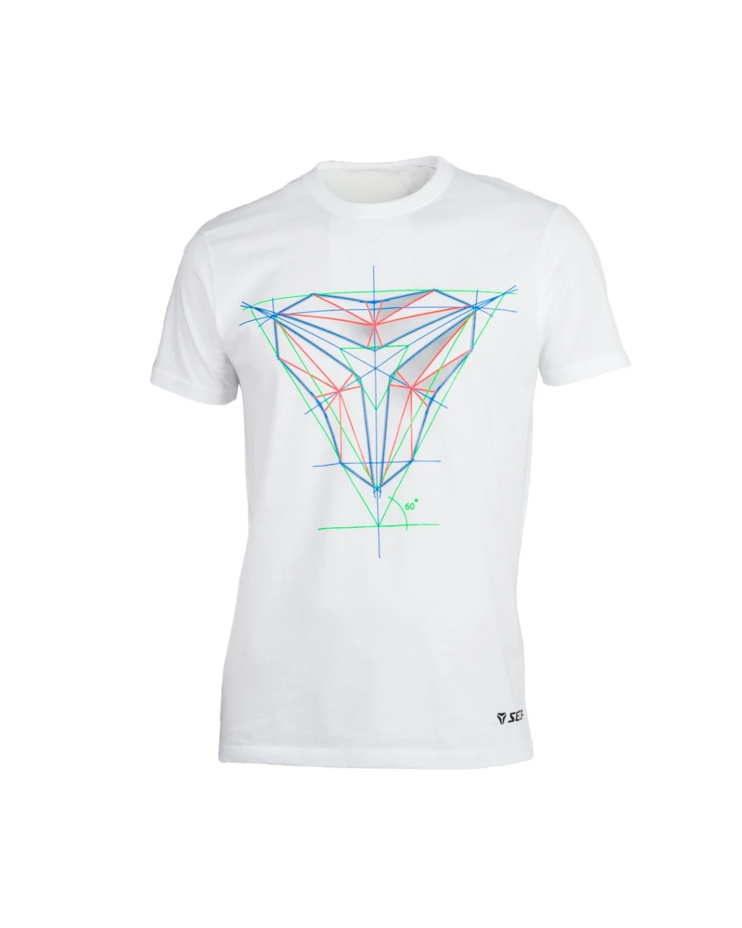 МОТО ТЕНИСКА SECA GEO SIGN WHITE