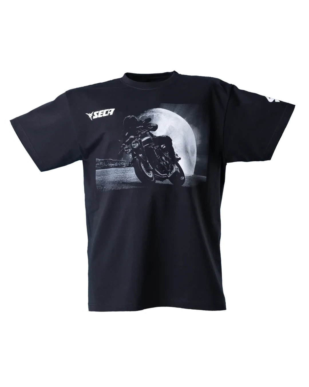 Мото тениска SECA MOON BLACK
