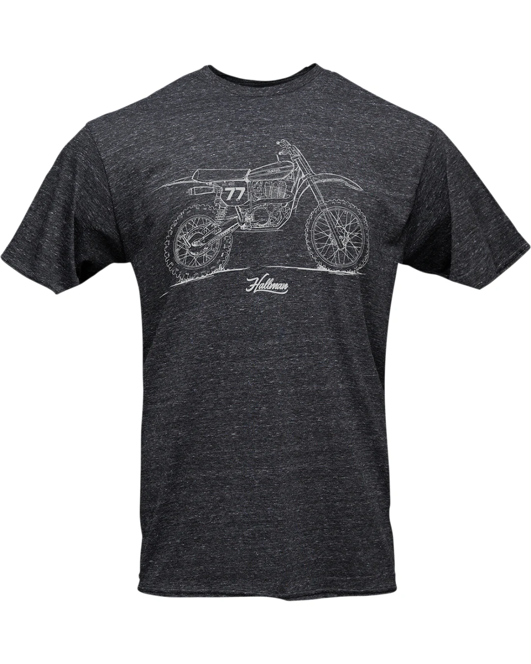 Мото тениска THOR Hallman HL500 Gray, Heather Black