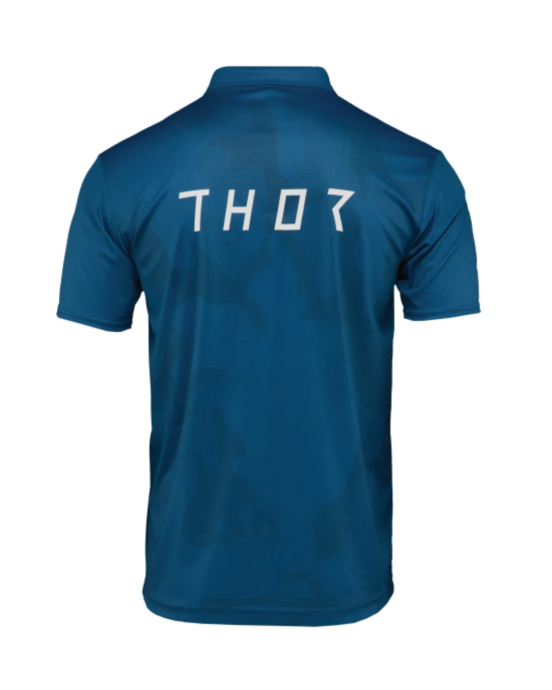 Мото тениска THOR POLO CORPO STORM BLUE