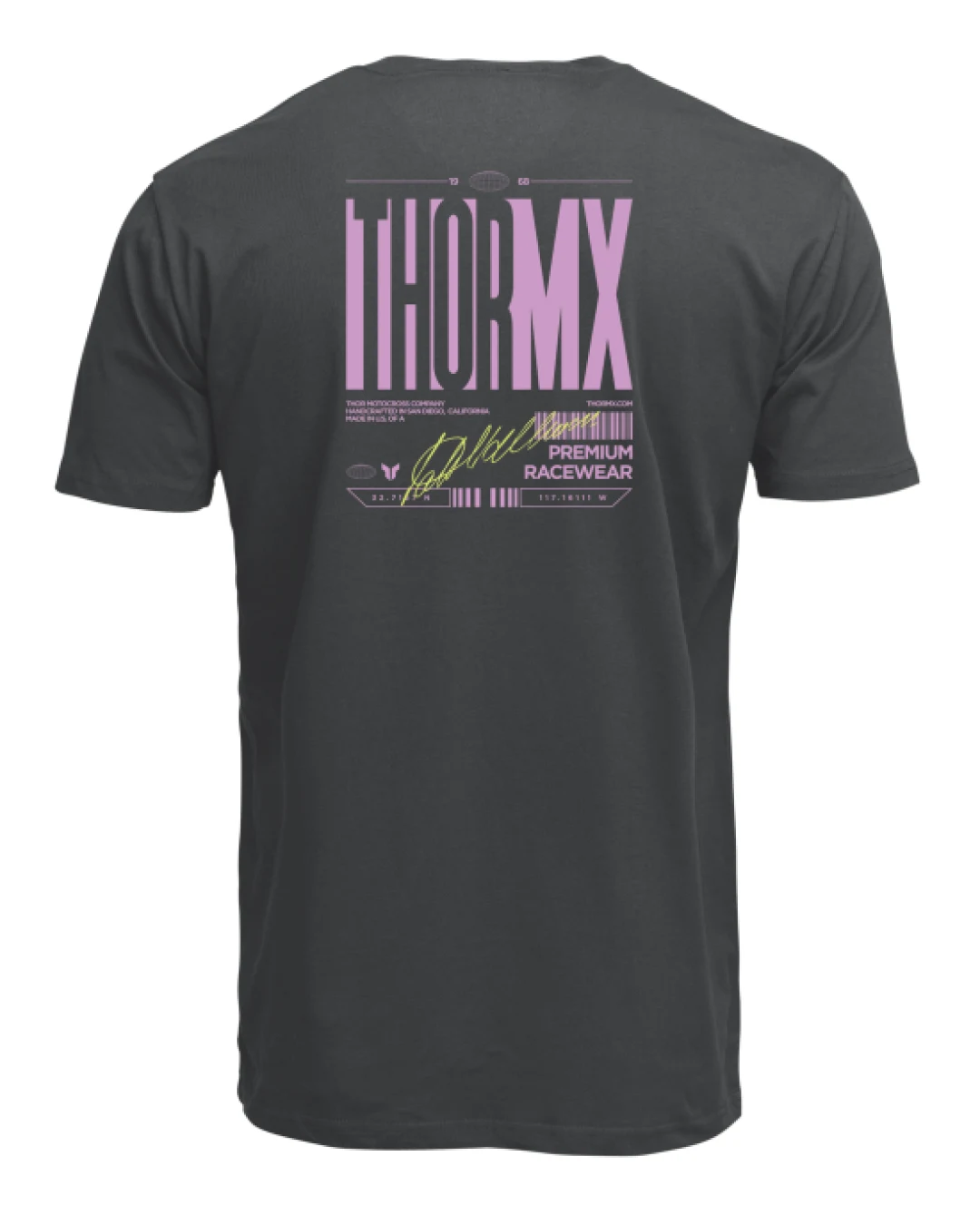 Мото тениска THOR SIGNATURE COAL