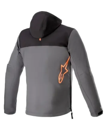 Мото яке ALPINESTARS SHERPA HOODIE BLACK/GREY/FLUO RED