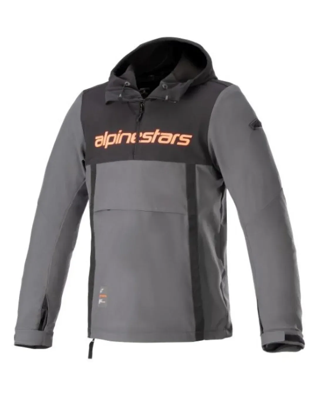Мото яке ALPINESTARS SHERPA HOODIE BLACK/GREY/FLUO RED