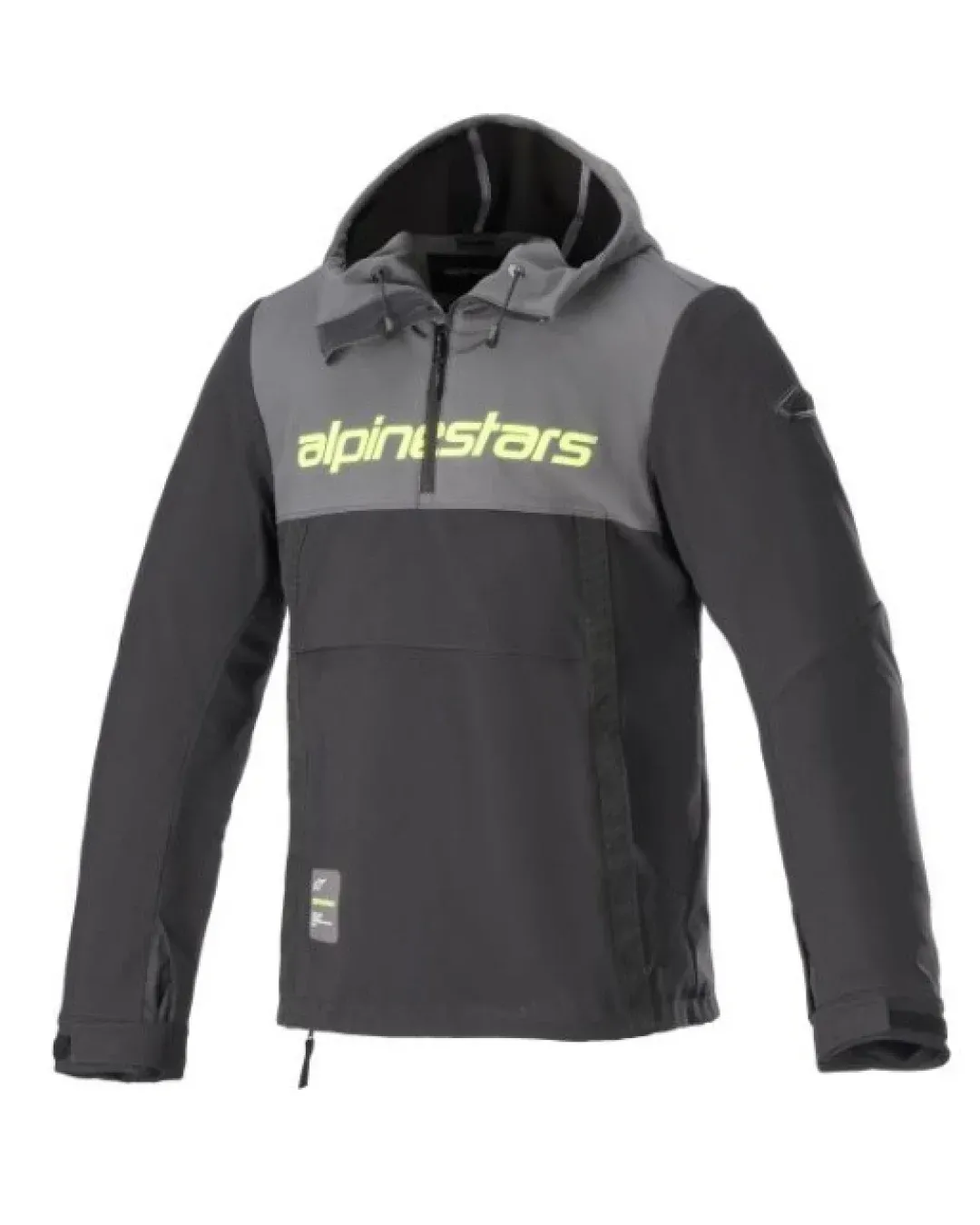 Мото яке ALPINESTARS SHERPA HOODIE BLACK/GREY/FLUO