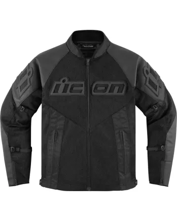Мото яке ICON MESH AF LEATHER CE BLACK
