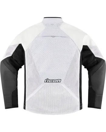 Мото яке ICON MESH AF LEATHER CE WHITE