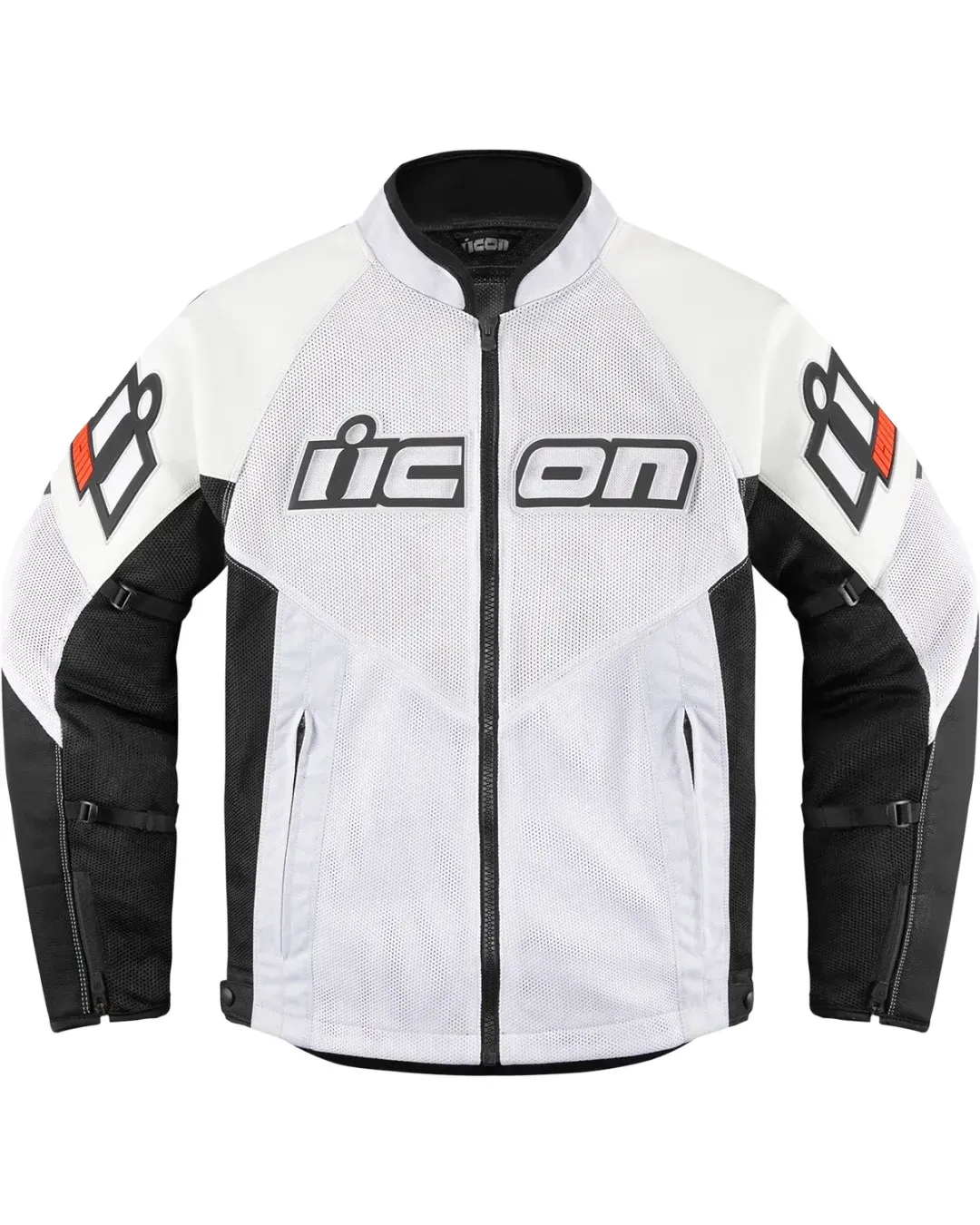 Мото яке ICON MESH AF LEATHER CE WHITE