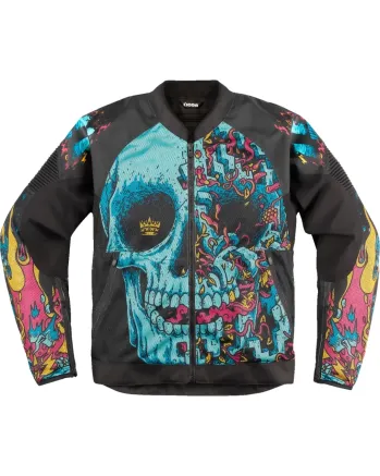 Мото яке ICON Overlord3™ MESH MUNCHIES Turquoise