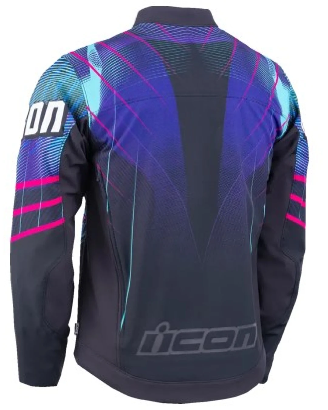 Мото яке ICON Synthwave Merc3 Lazer Cobra™ BK