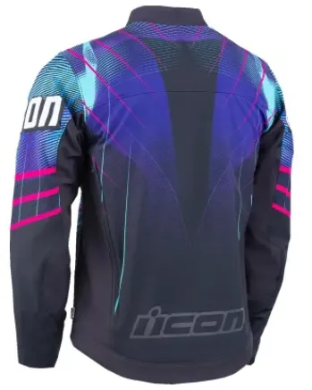 Мото яке ICON Synthwave Merc3 Lazer Cobra™ BK