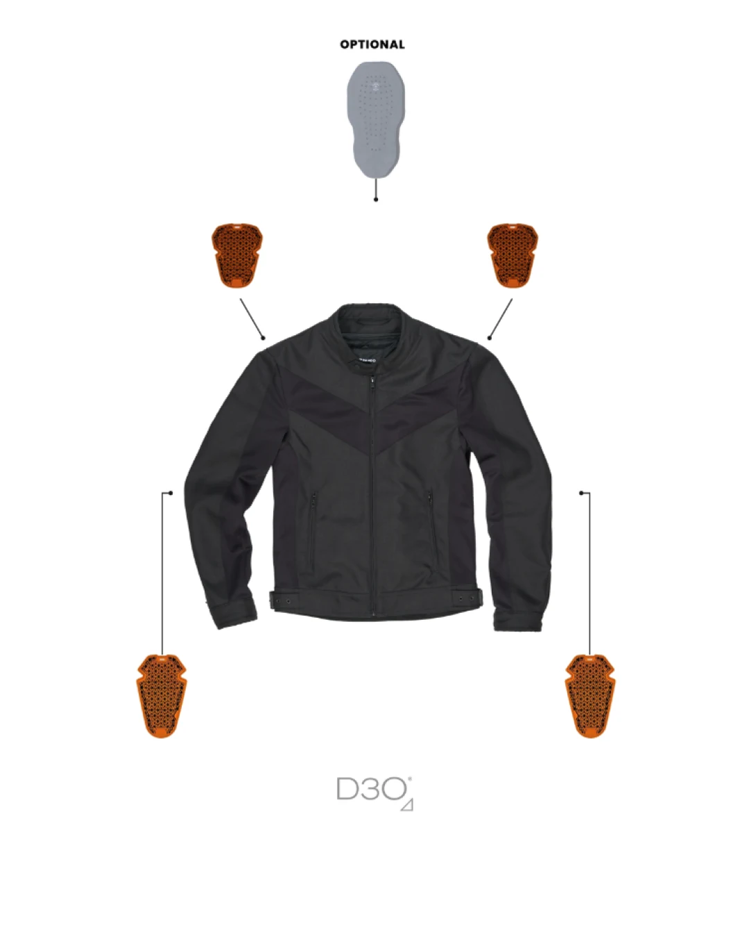 Мото яке PANDO MOTO AIR TATE BLACK