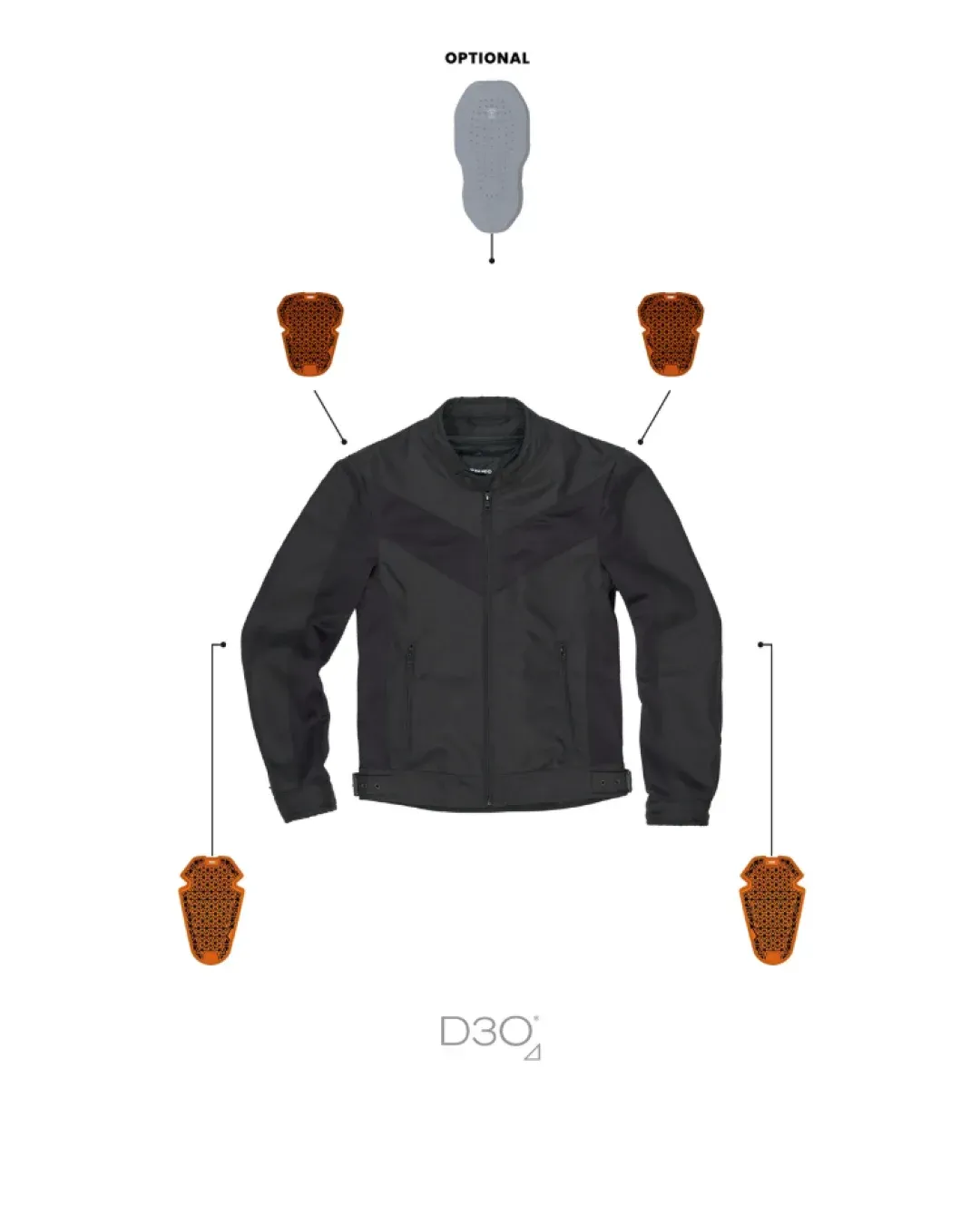 Мото яке PANDO MOTO AIR TATE BLACK