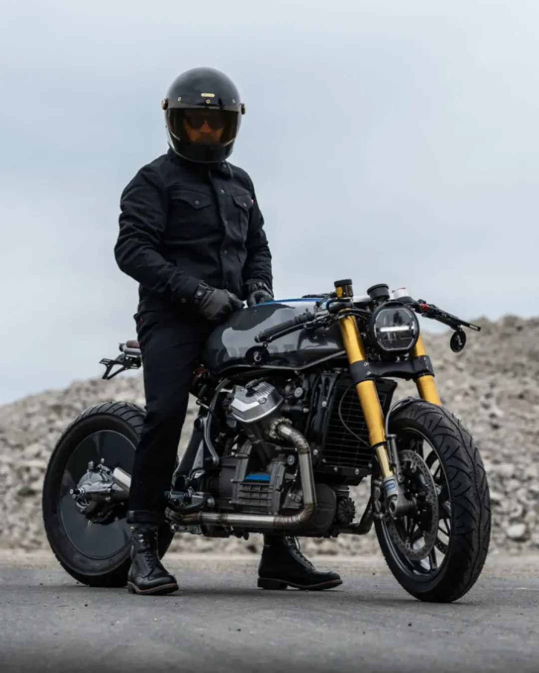 Мото яке PANDO MOTO HUSKY JACKET BLACK