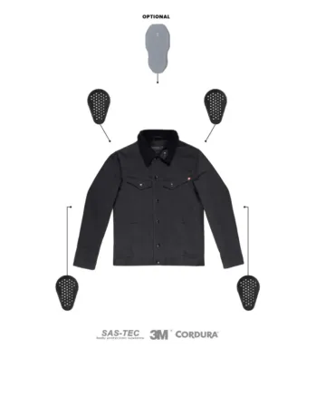 Мото яке PANDO MOTO HUSKY JACKET BLACK