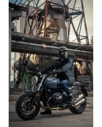Мото яке PANDO MOTO M65 WP BLACK Slim-Fit Waterproof