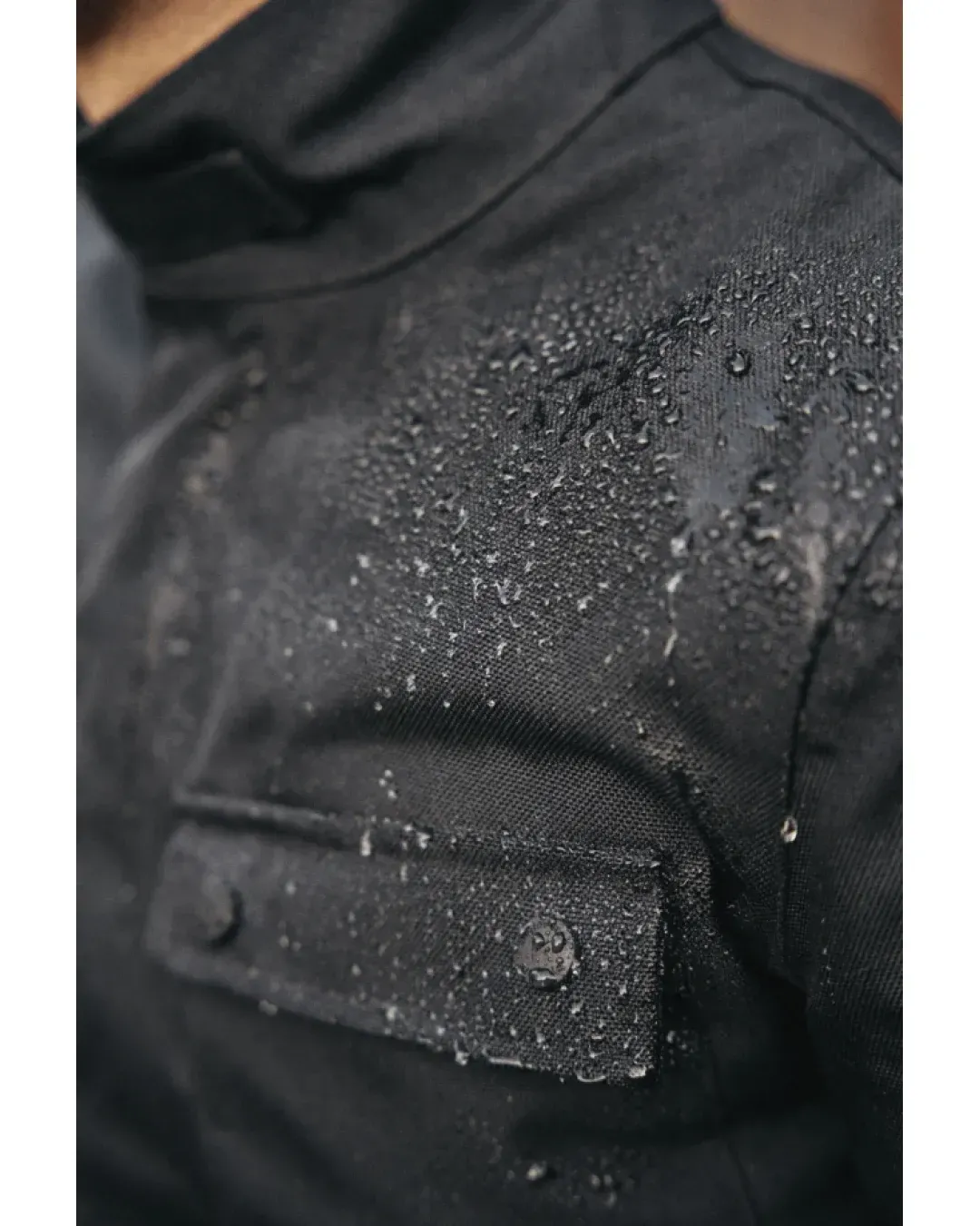 Мото яке PANDO MOTO M65 WP BLACK Slim-Fit Waterproof