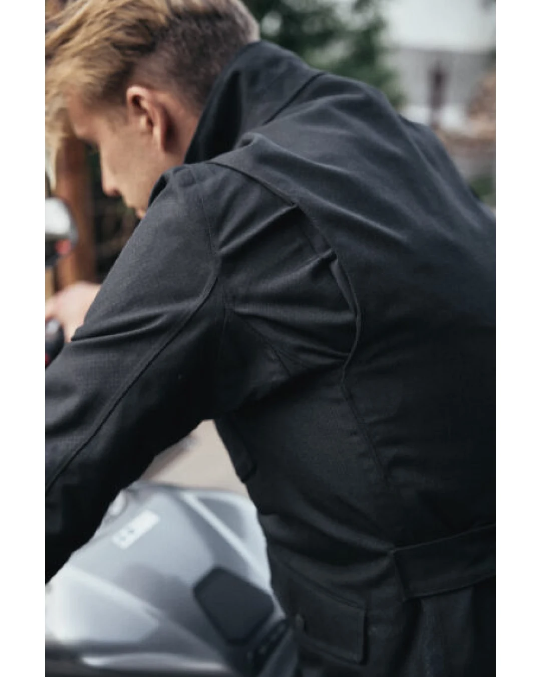 Мото яке PANDO MOTO M65 WP BLACK Slim-Fit Waterproof