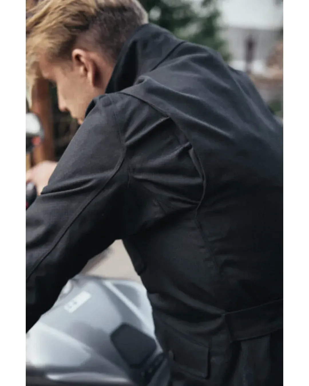 Мото яке PANDO MOTO M65 WP BLACK Slim-Fit Waterproof