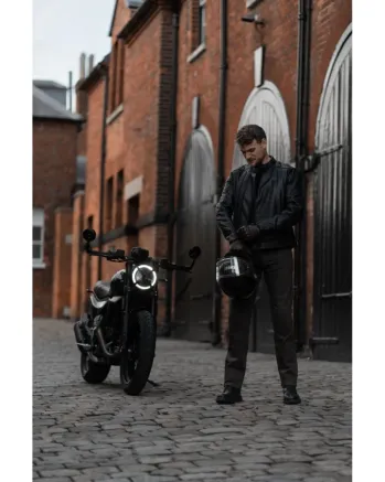 Мото яке PANDO MOTO TWIN LEATHER BLACK