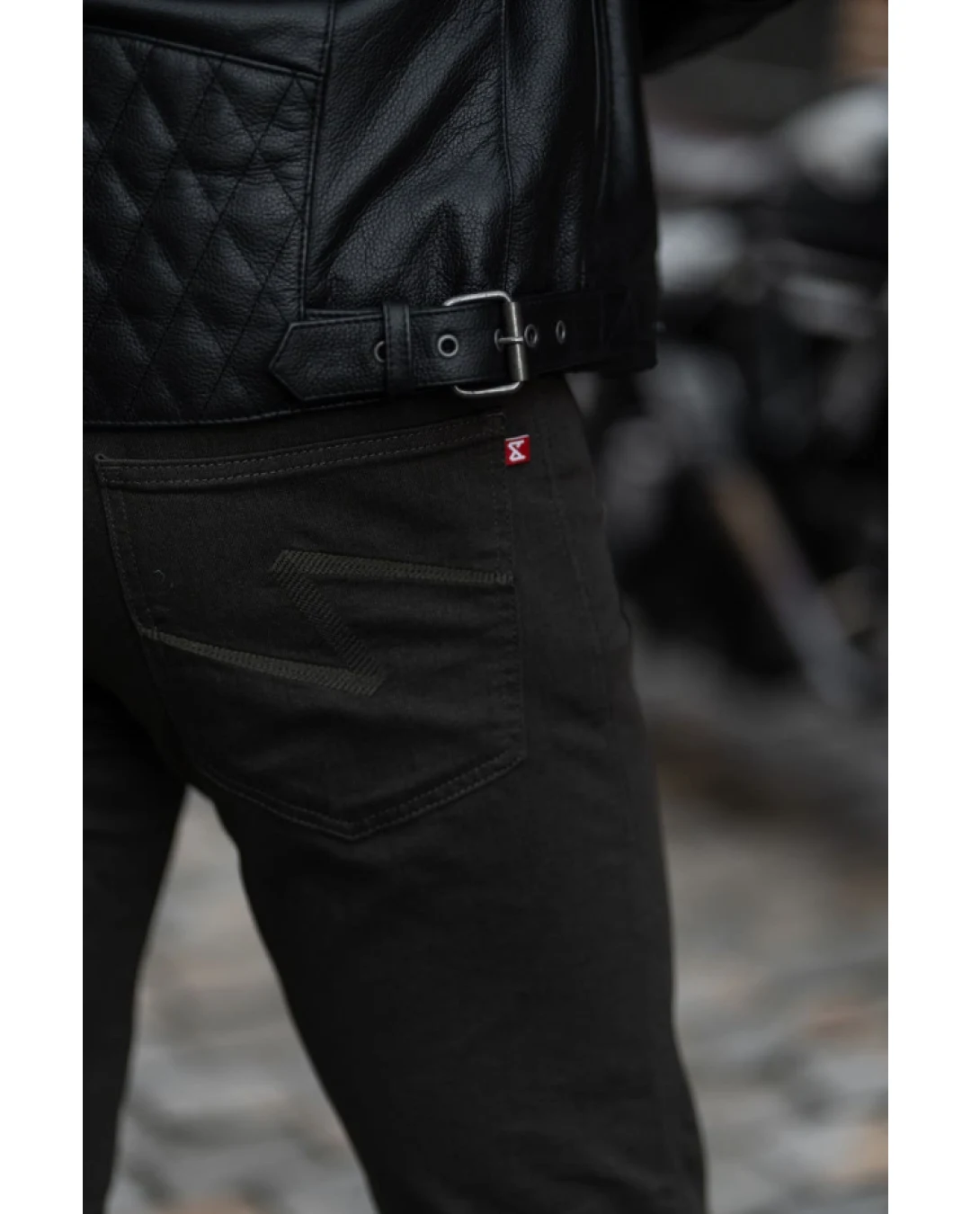 Мото яке PANDO MOTO TWIN LEATHER BLACK