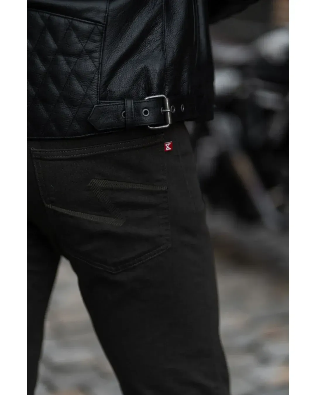 Мото яке PANDO MOTO TWIN LEATHER BLACK