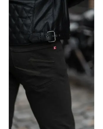 Мото яке PANDO MOTO TWIN LEATHER BLACK