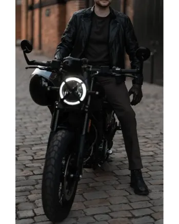 Мото яке PANDO MOTO TWIN LEATHER BLACK