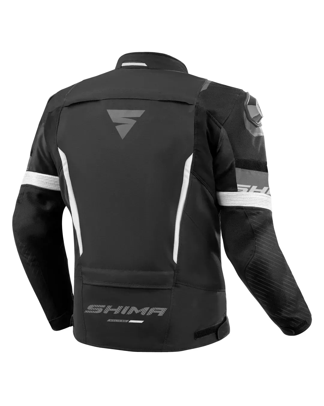 Мото яке SHIMA SOLID 2.0 BLACK/WHITE