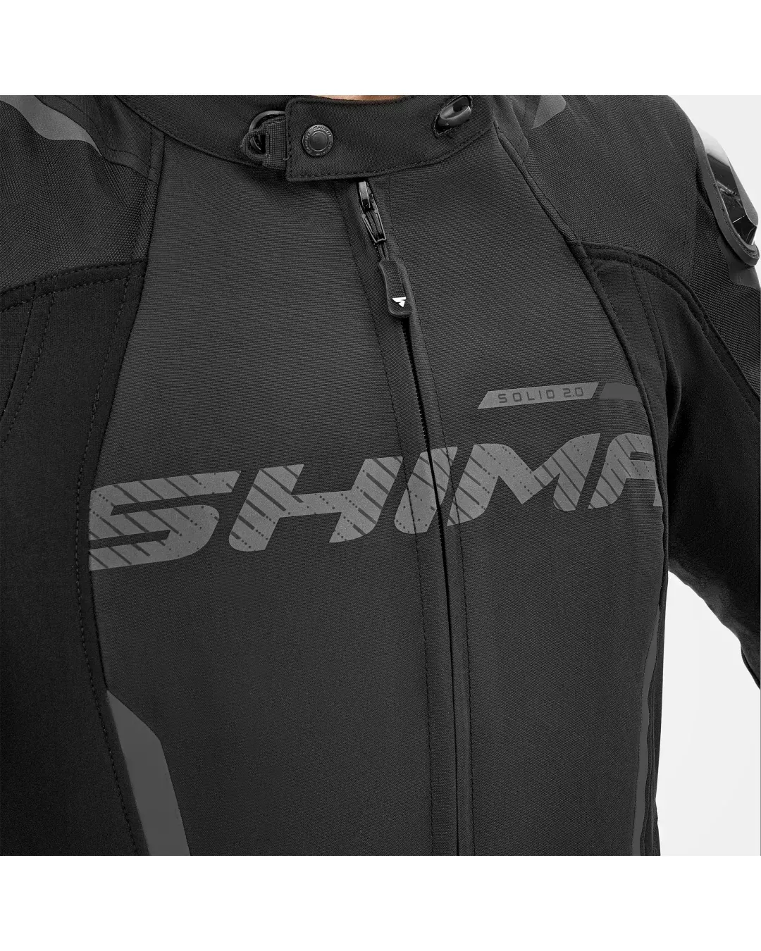 Мото яке SHIMA SOLID 2.0 BLACK/WHITE