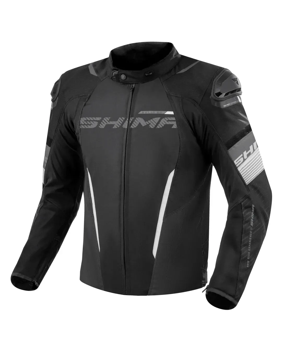 Мото яке SHIMA SOLID 2.0 BLACK/WHITE