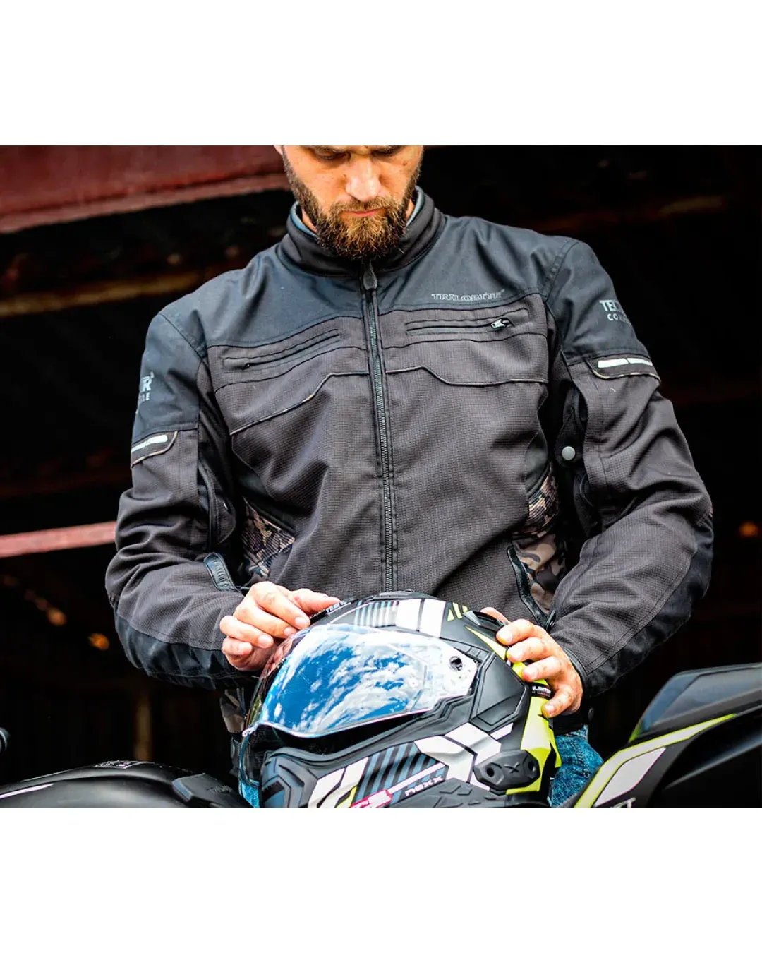 Мото яке TRILOBITE 2092 All ride Tech-Air black/camo