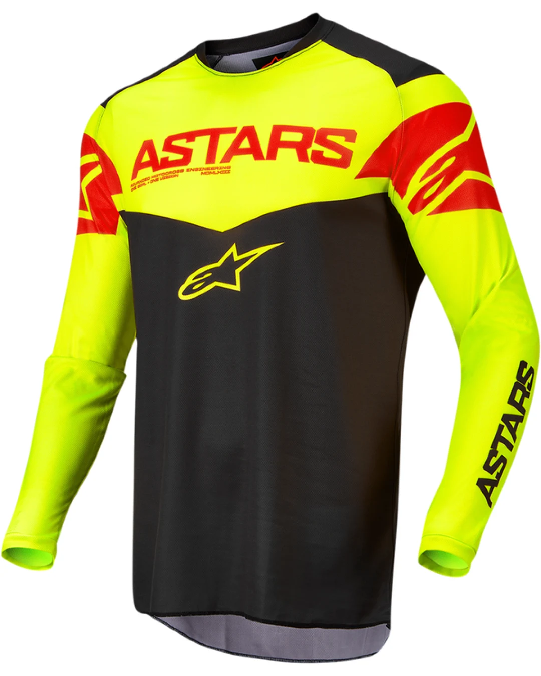 Мотокрос блуза ALPINESTARS FLUID TRIPPLE S21 BLACK/RED/YELLOW