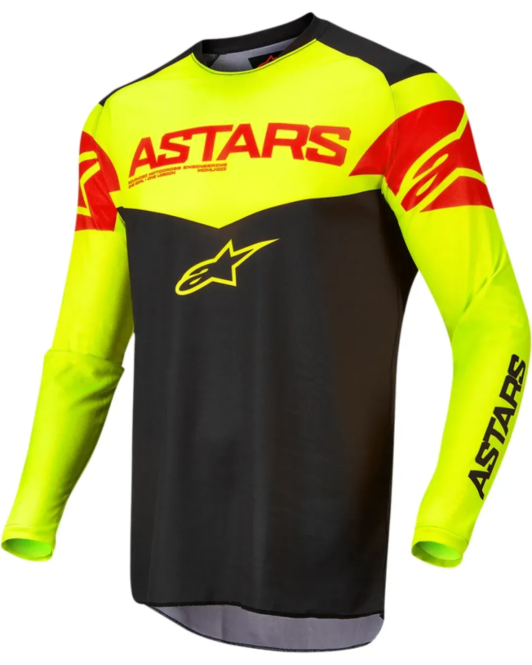 Мотокрос блуза ALPINESTARS FLUID TRIPPLE S21 BLACK/RED/YELLOW