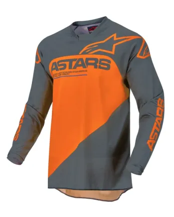 Мотокрос блуза ALPINESTARS RACER SUPERMATIC S21 ANTHRACITE/ORANGE