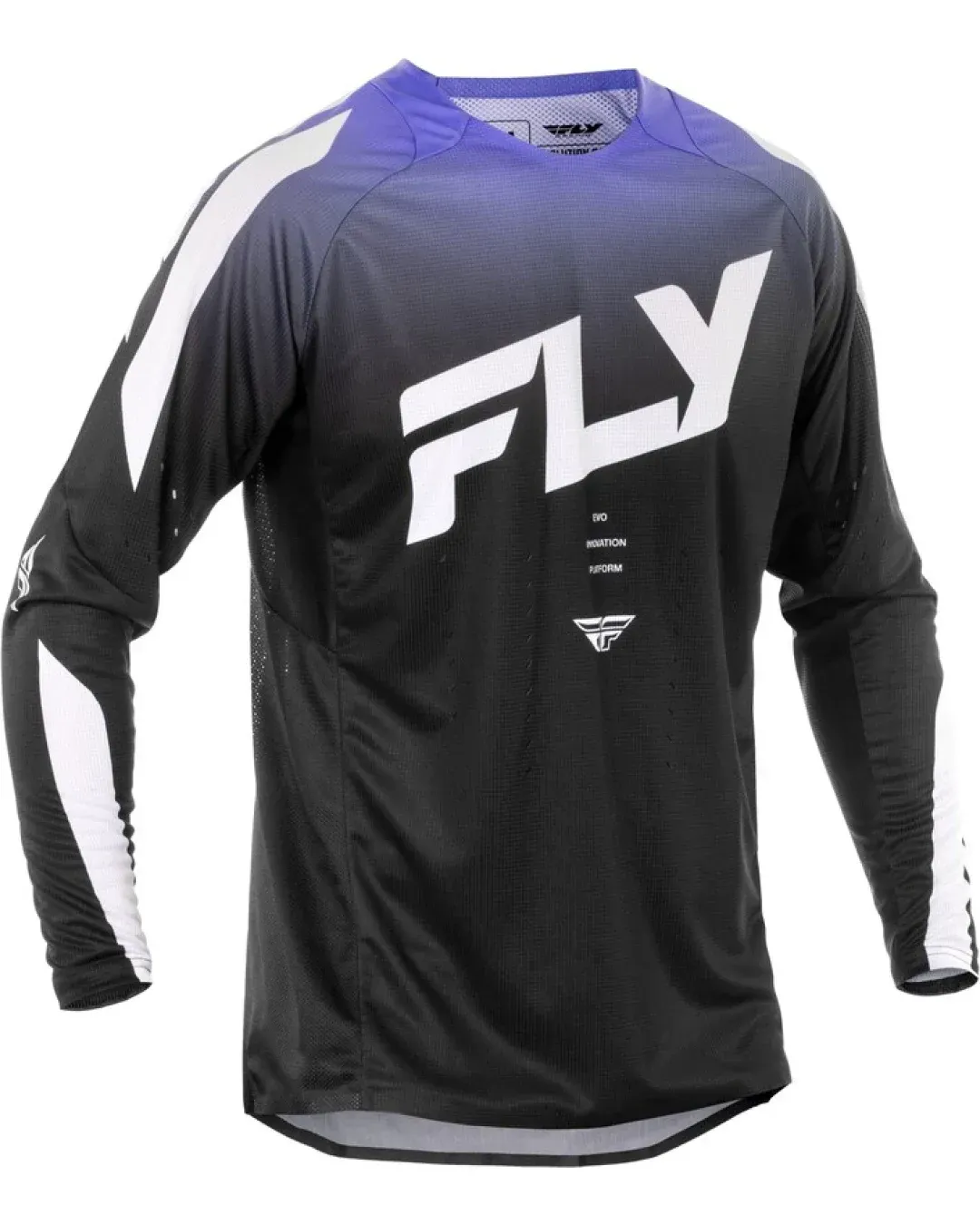 Мотокрос блуза FLY RACING Evolution DST - Black/White/Purple 2025