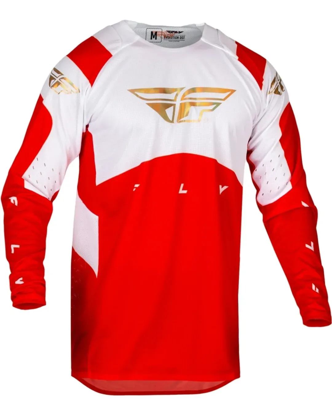 Мотокрос блуза FLY RACING Evolution DST Podium- Red/White/Iridium Red
